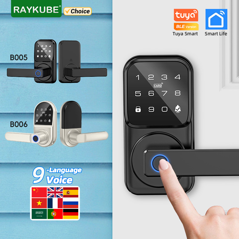 Smart Lock Deadbolt Keypad Bluetooth - RAYKUBE B005 Tuya BLE Serratura elettronica