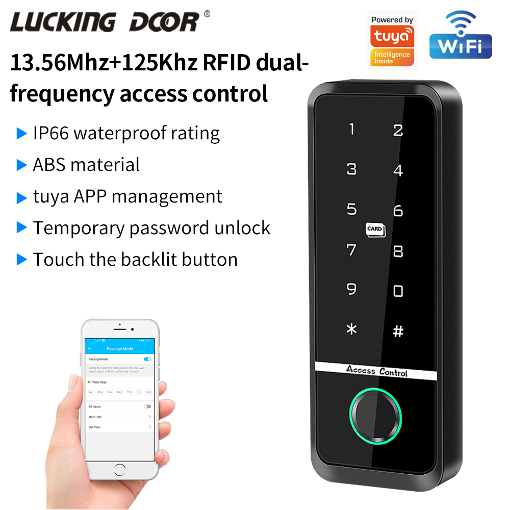 Fingerprint Padlock Weatherproof - Serratura Elettronica con Impronta Digitale Compatibile