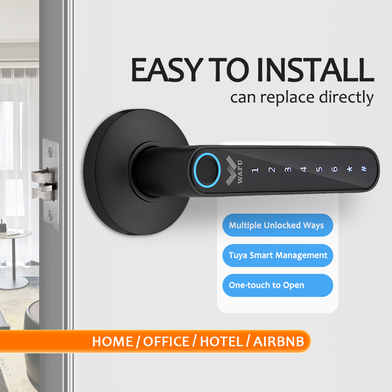 Smart Lock Deadbolt Keypad Bluetooth - WAFU 016 serratura per porta con