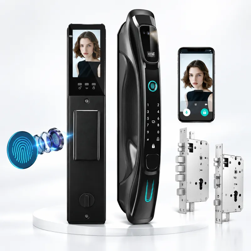 Smart Door Lock With Camera Intercom - Serratura Intelligente con Riconoscimento Facciale 3D,