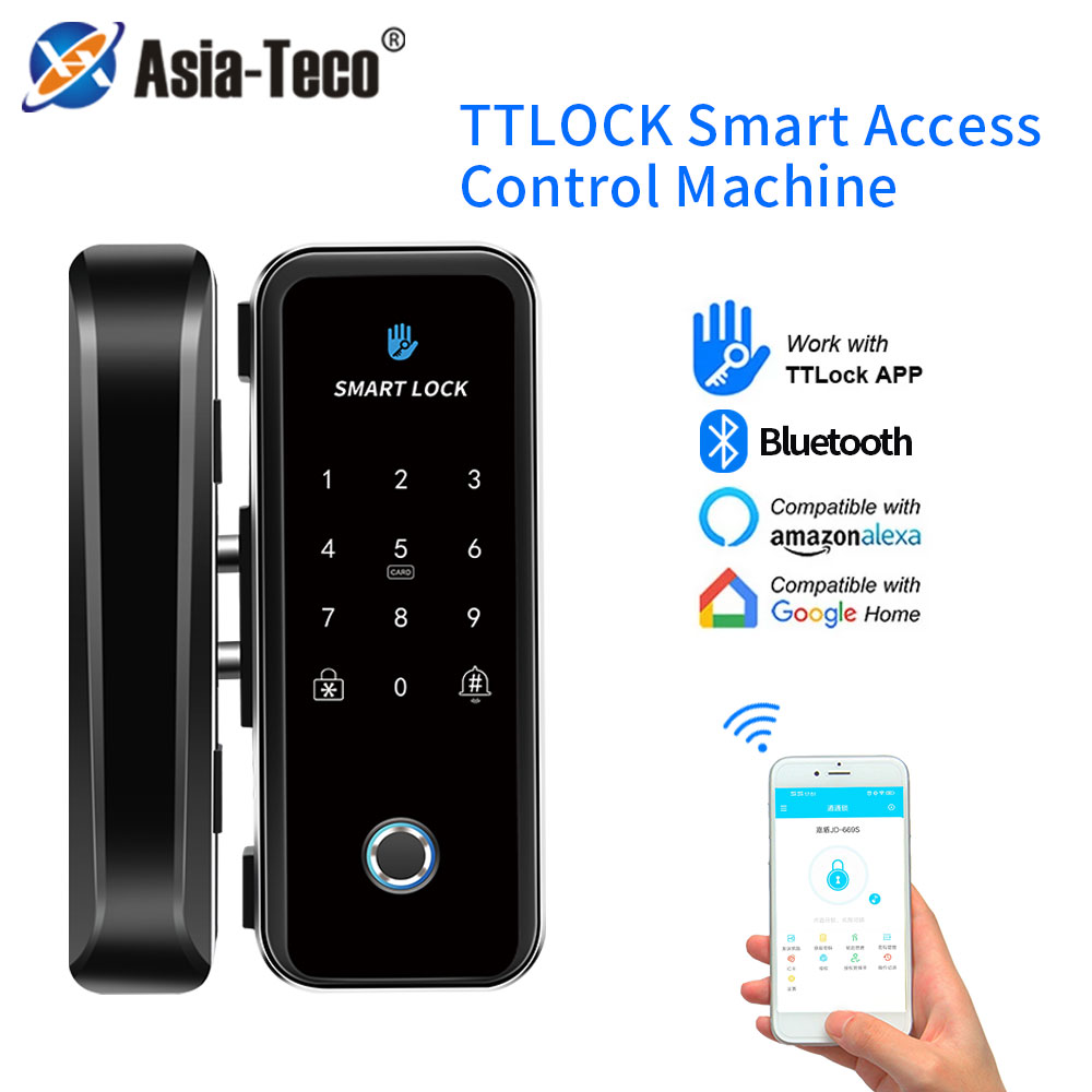 Smart Lock For Sliding Door - Smart Lock Bluetooth Tuya/TT App Controllo