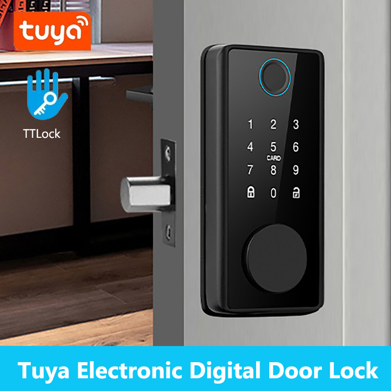Smart Door Lock Tuya App - Serratura a catenaccio intelligente con impronta