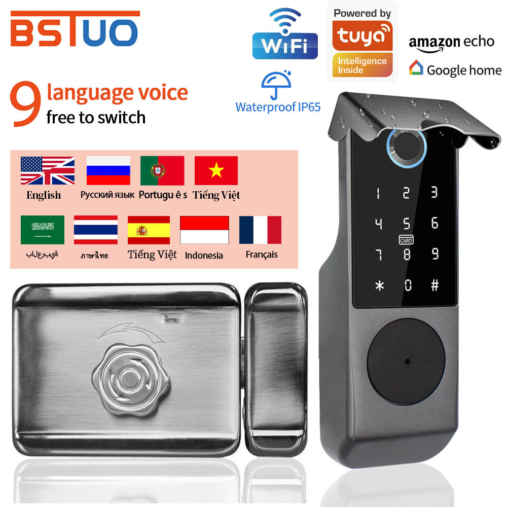 Smart Lock For Sliding Door - TUYA WIFI Smart Door Lock Blocco