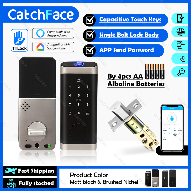 Smart Lock Deadbolt Keypad Bluetooth - Smart Deadbolt serratura automatica Latc TTlock