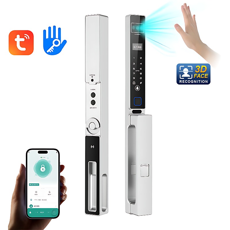 Smart Door Lock 3D Face Palm Vein - Serratura Intelligente 3D con Riconoscimento Facciale