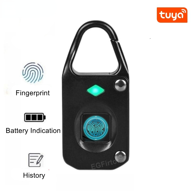 Fingerprint Padlock Weatherproof - Tuya Bluetooth Mini lucchetto intelligente per