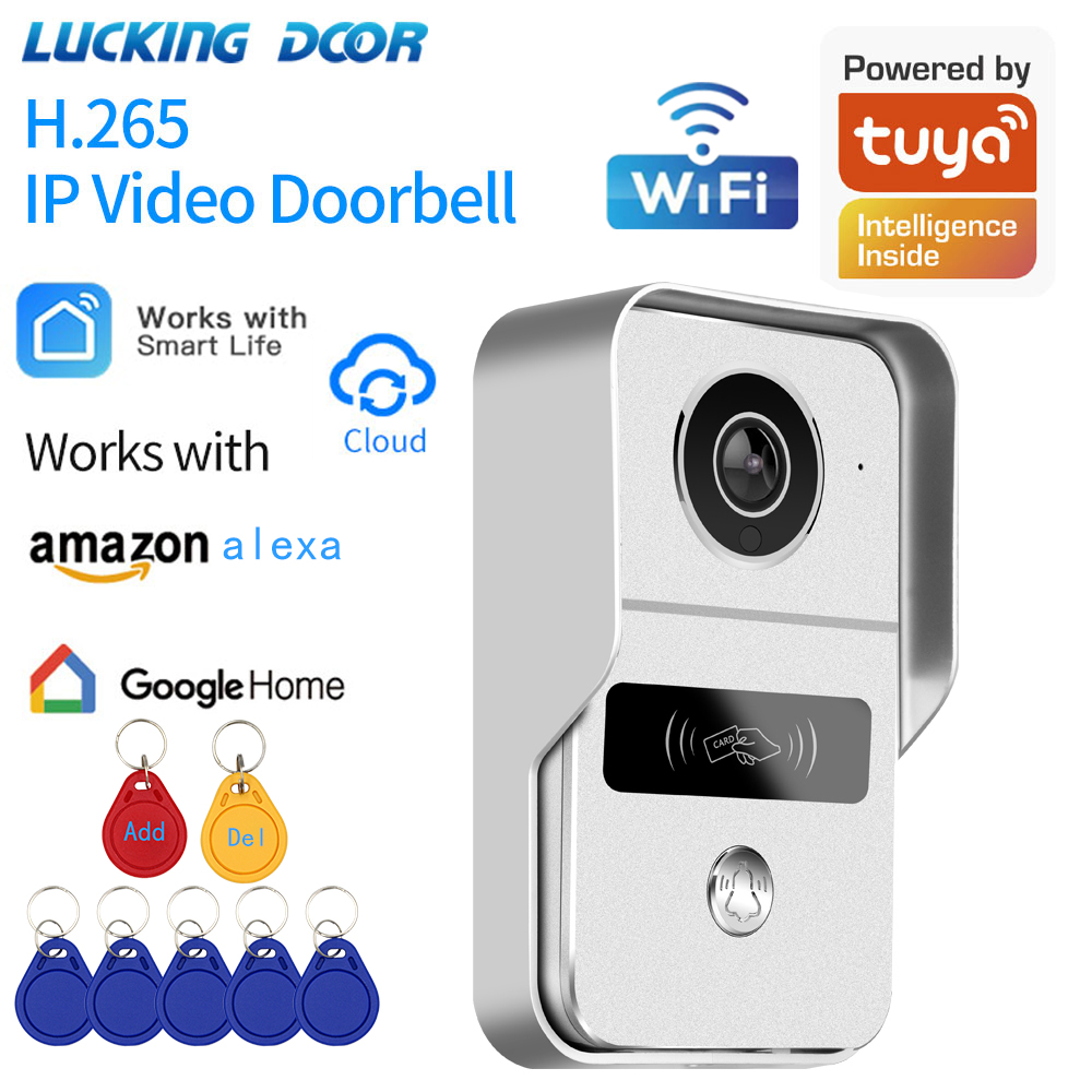 Smart Door Lock With Camera Intercom - Tuya Smart 1080P Campanello Telecamera WiFi