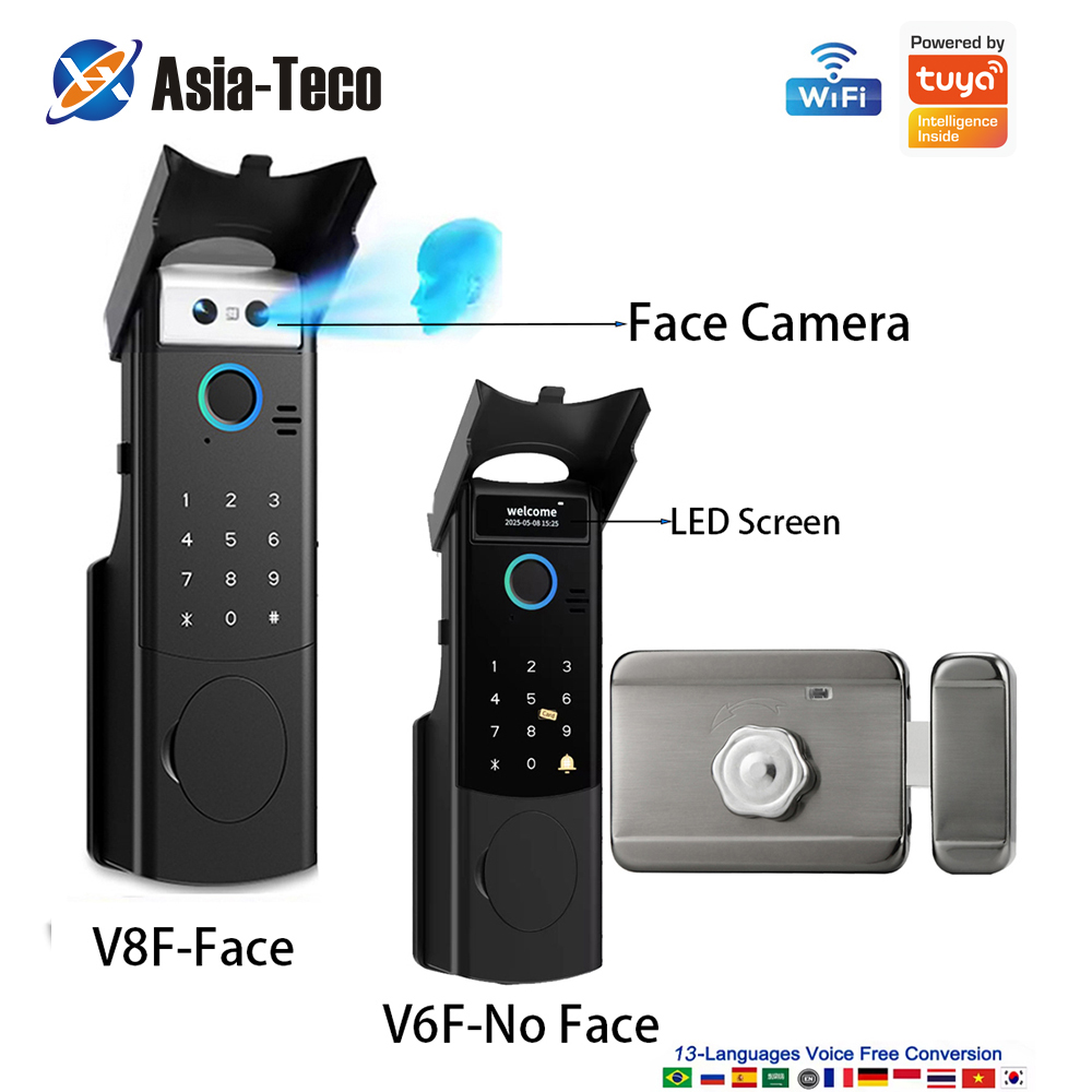 Fingerprint Padlock Weatherproof - Serratura Intelligente WiFi Impermeabile Tuya con
