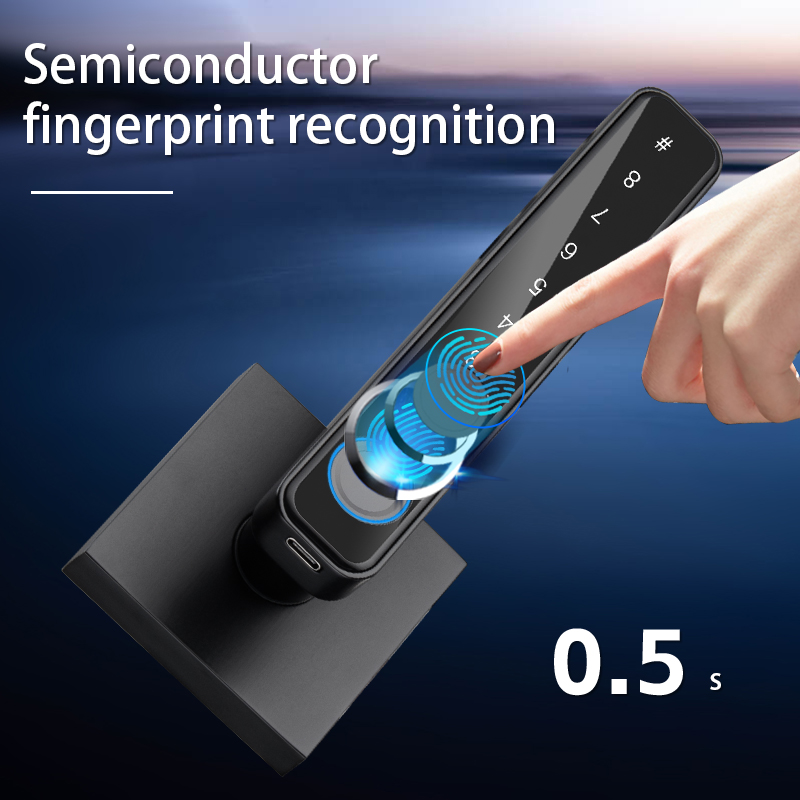 Digital Door Lock Fingerprint Handle - Serratura Digitale Elettronica con Impronta Digitale