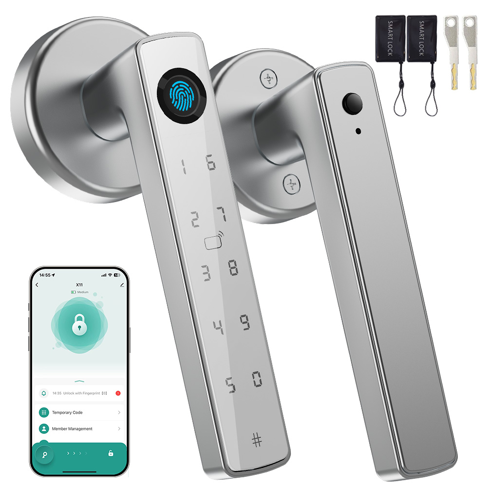 Smart Lock Deadbolt Keypad Bluetooth - Maniglia per serratura intelligente YFK Tuya,