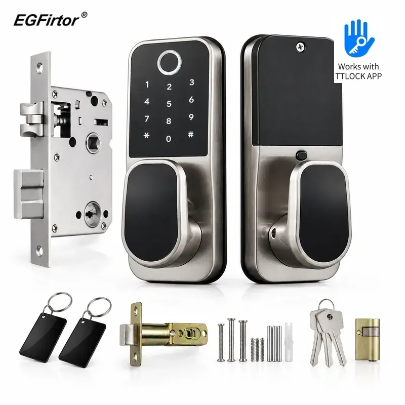 Smart Lock Deadbolt Keypad Bluetooth - Serratura intelligente elettronica con Bluetooth, dotata
