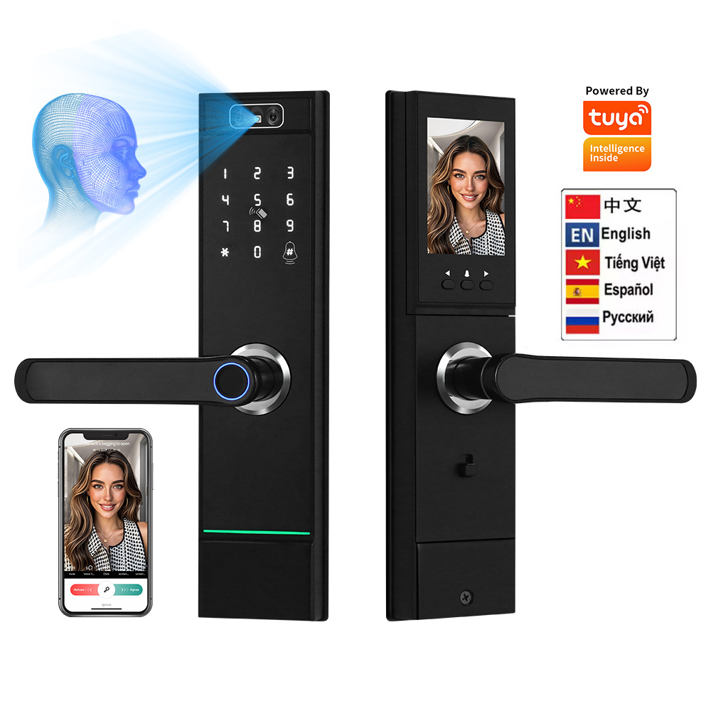 Digital Door Lock Fingerprint Handle - Serratura digitale intelligente con impronta digitale