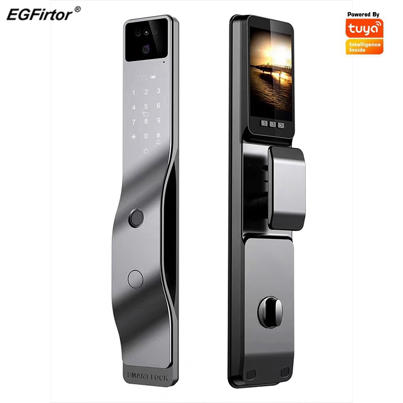 Smart Lock For Sliding Door - EGFirtor Tuya APP Riconoscimento facciale Impronta