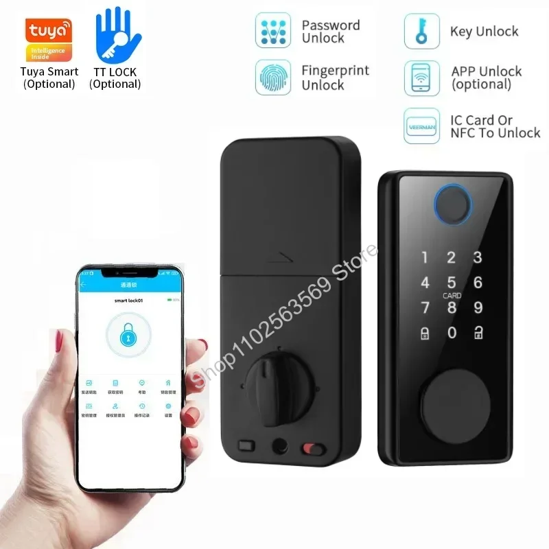 Smart Lock Deadbolt Keypad Bluetooth - Serrature a catenaccio intelligenti Tuya/TTlock Smart