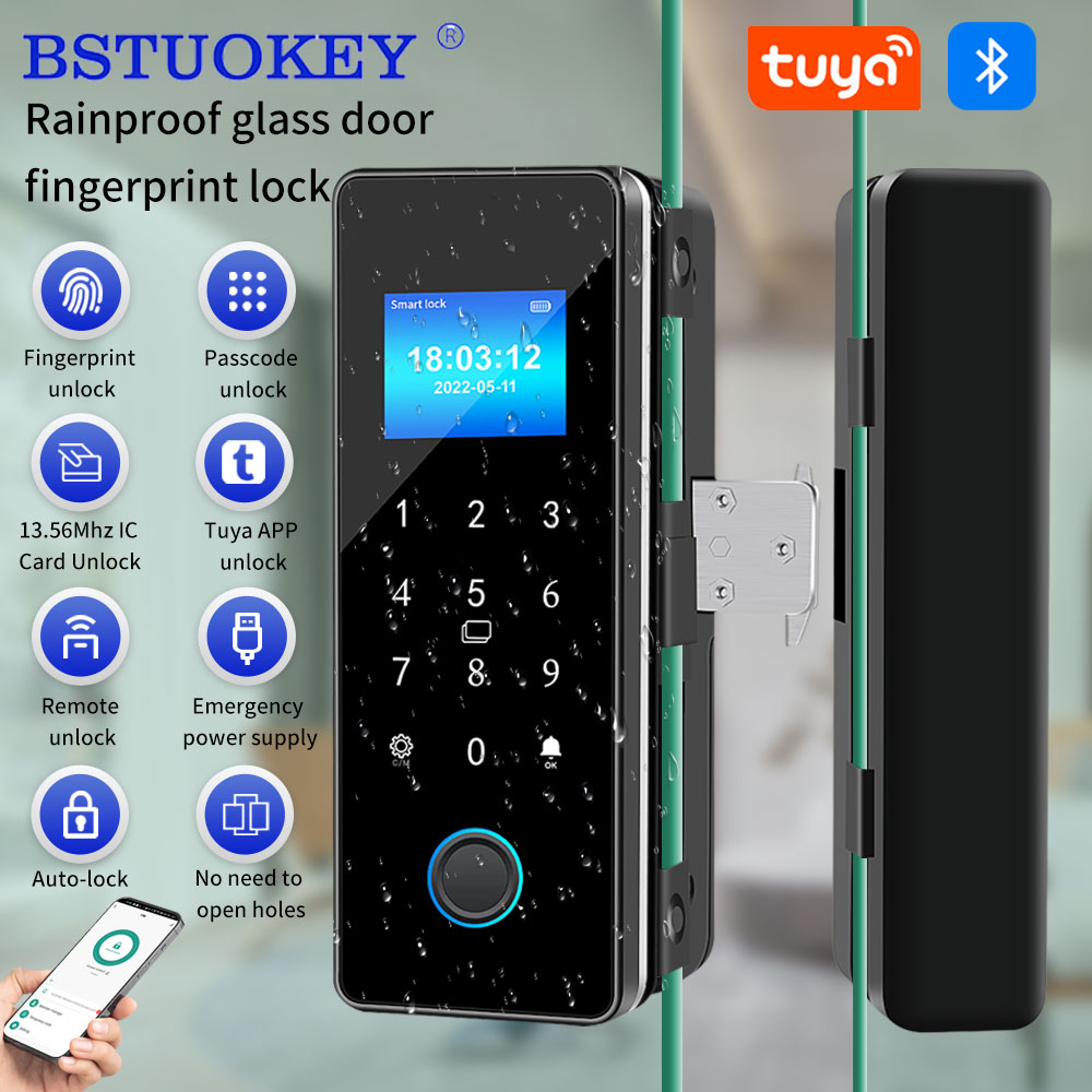 Smart Lock For Sliding Door - Impermeabile Tuya APP Controllo Serratura per