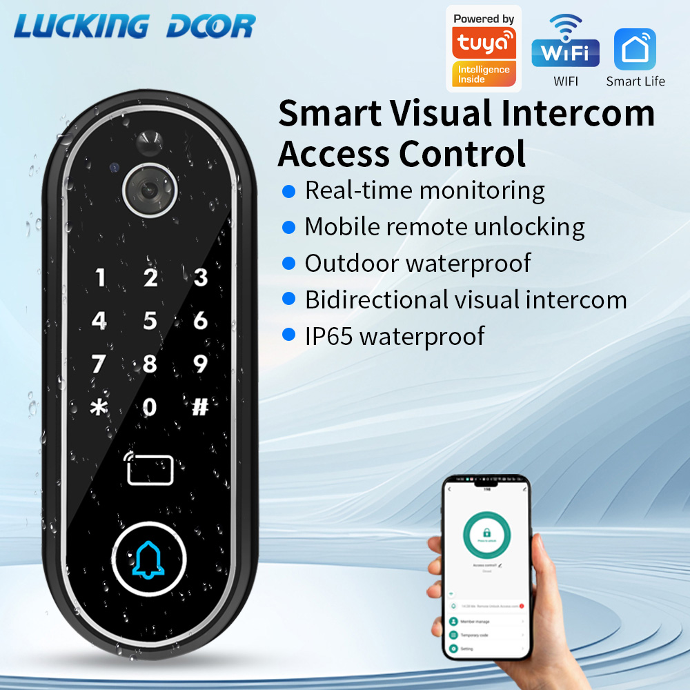 Video Door Lock With Camera Peephole - Videocitofono con Telecamera e Supporto App