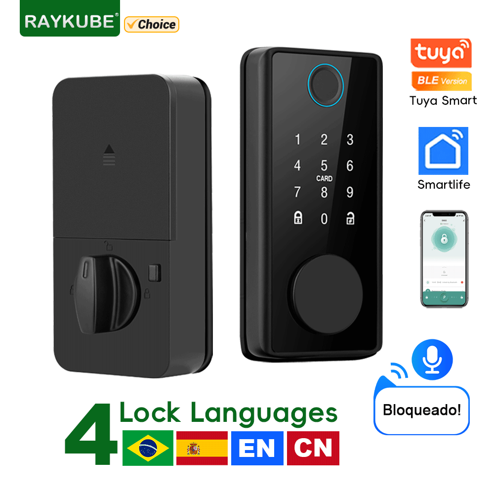Smart Lock Deadbolt Keypad Bluetooth - RAYKUBE DS01 serratura a catenaccio intelligente
