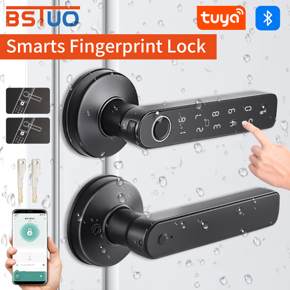 Digital Door Lock Fingerprint Handle - Tuya Bluetooth Smart Door Lock, Blocco