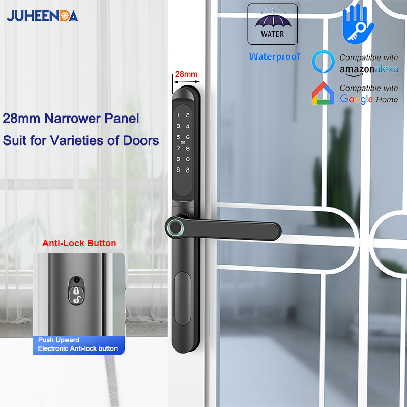 Fingerprint Padlock Weatherproof - TTLock App Smart serratura per porta