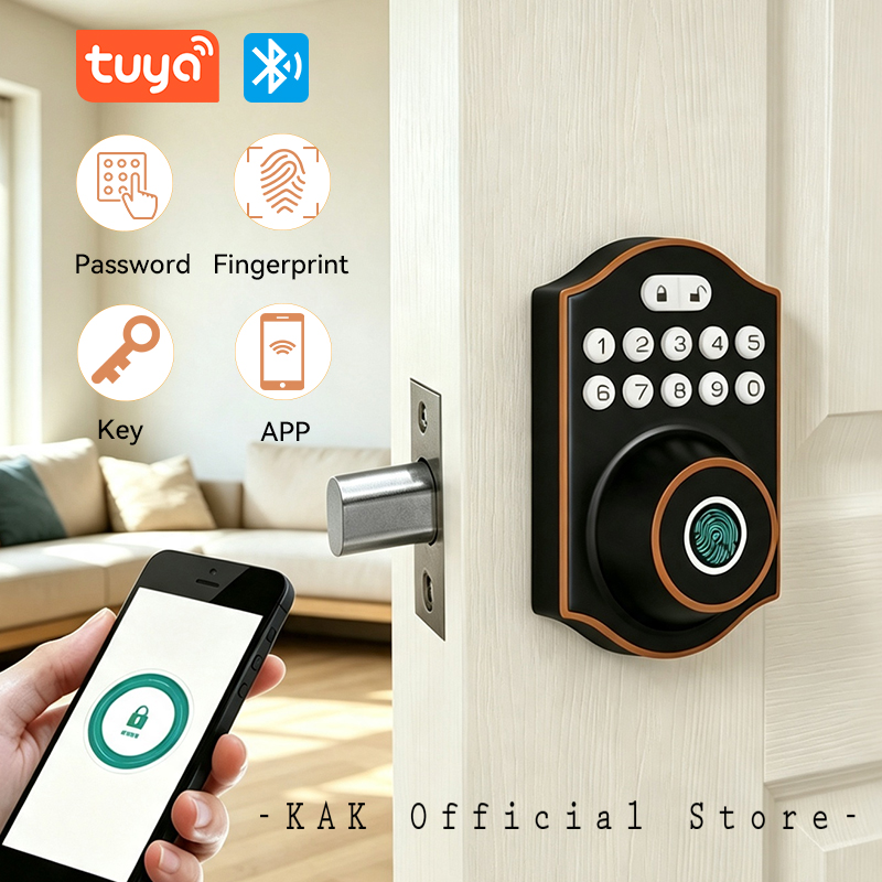Smart Lock Deadbolt Keypad Bluetooth - Serratura Intelligente per Porta KAK Stile