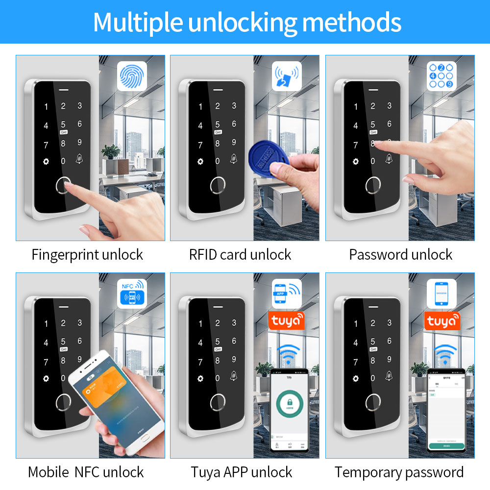 TF9 IP65 impermeabile NFC Fing - Fingerprint Padlock Weatherproof recensione e prezzo