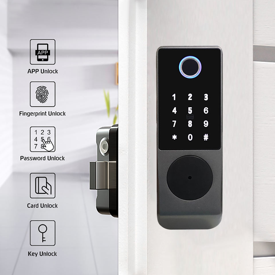 Serratura Intelligente Enrique - Smart Rim Lock Wifi Fingerprint recensione e prezzo