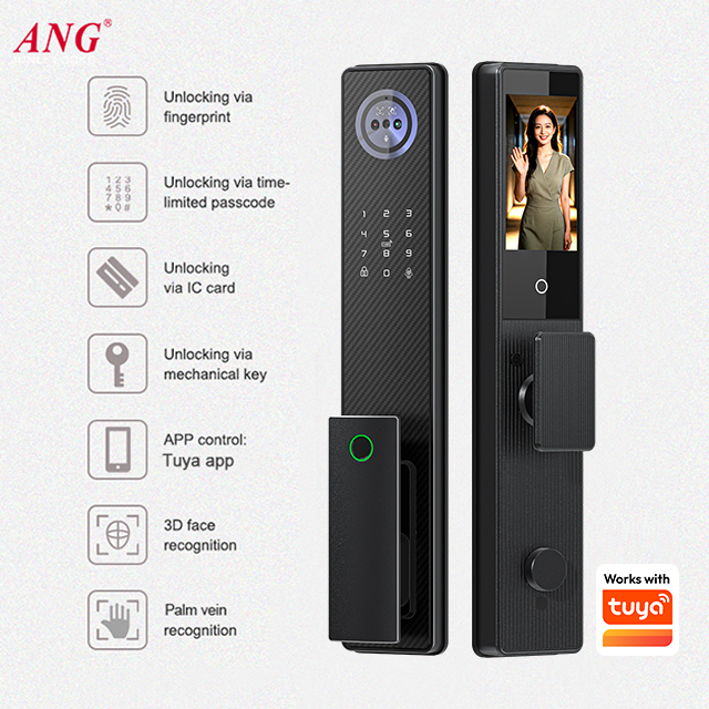 Serratura Intelligente in Allu - Smart Door Lock 3D Face Palm Vein recensione e prezzo