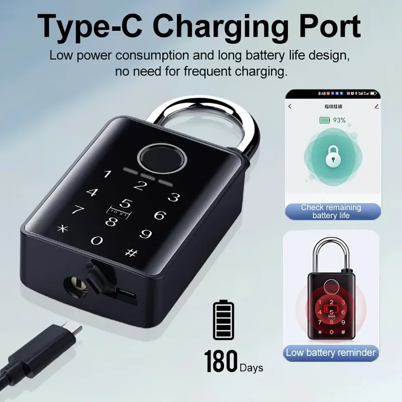 Tuya Smart Door Lock Lucchetto - Smart Door Lock Fingerprint Wifi recensione e prezzo