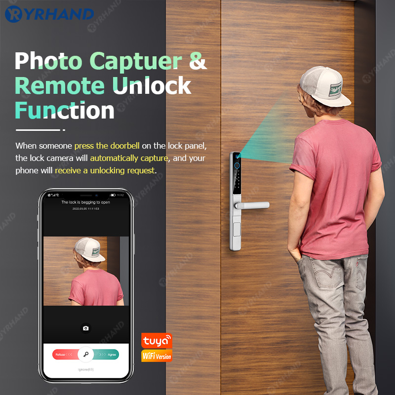YRHAND IP66 Keyless Cat's Eye  - Smart Lock For Sliding Door recensione e prezzo