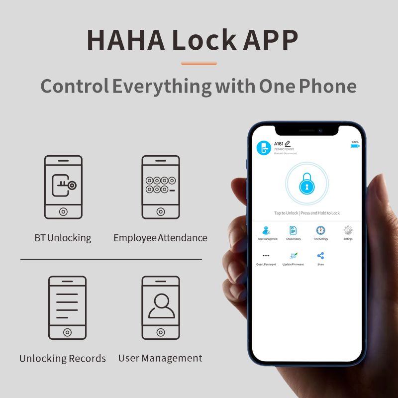Nuovo design di serratura inte - Smart Lock For Sliding Door recensione e prezzo