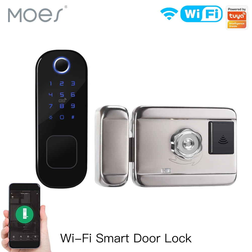 MOES WiFi Tuya Smart Lock Port - Smart Door Lock Fingerprint Wifi recensione e prezzo