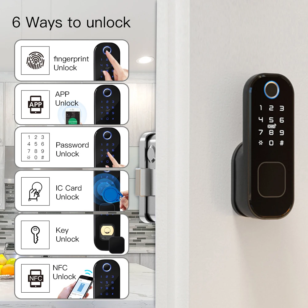 MOES WiFi Tuya Smart Lock Port - Smart Door Lock Fingerprint Wifi recensione e prezzo