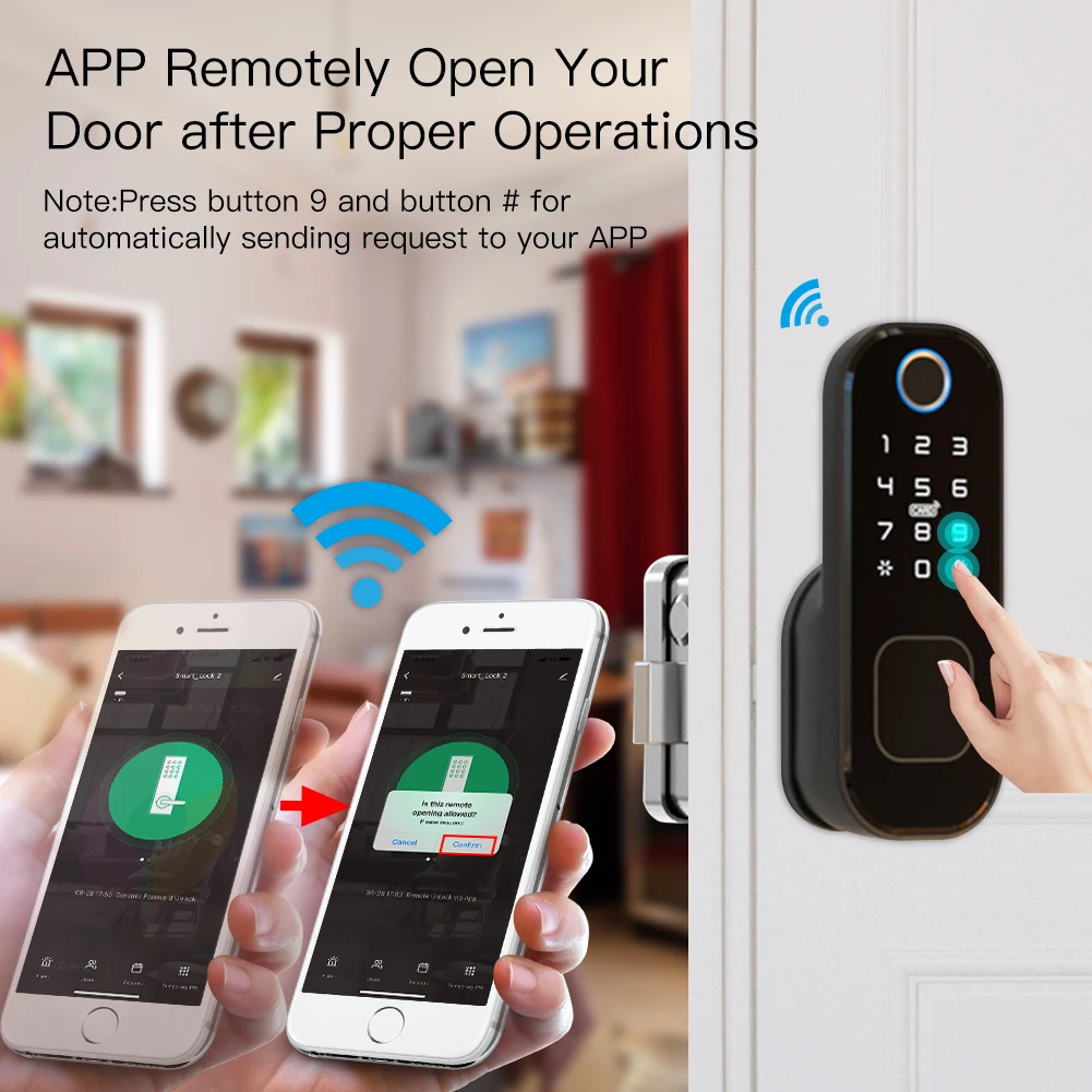 MOES WiFi Tuya Smart Lock Port - Smart Door Lock Fingerprint Wifi recensione e prezzo