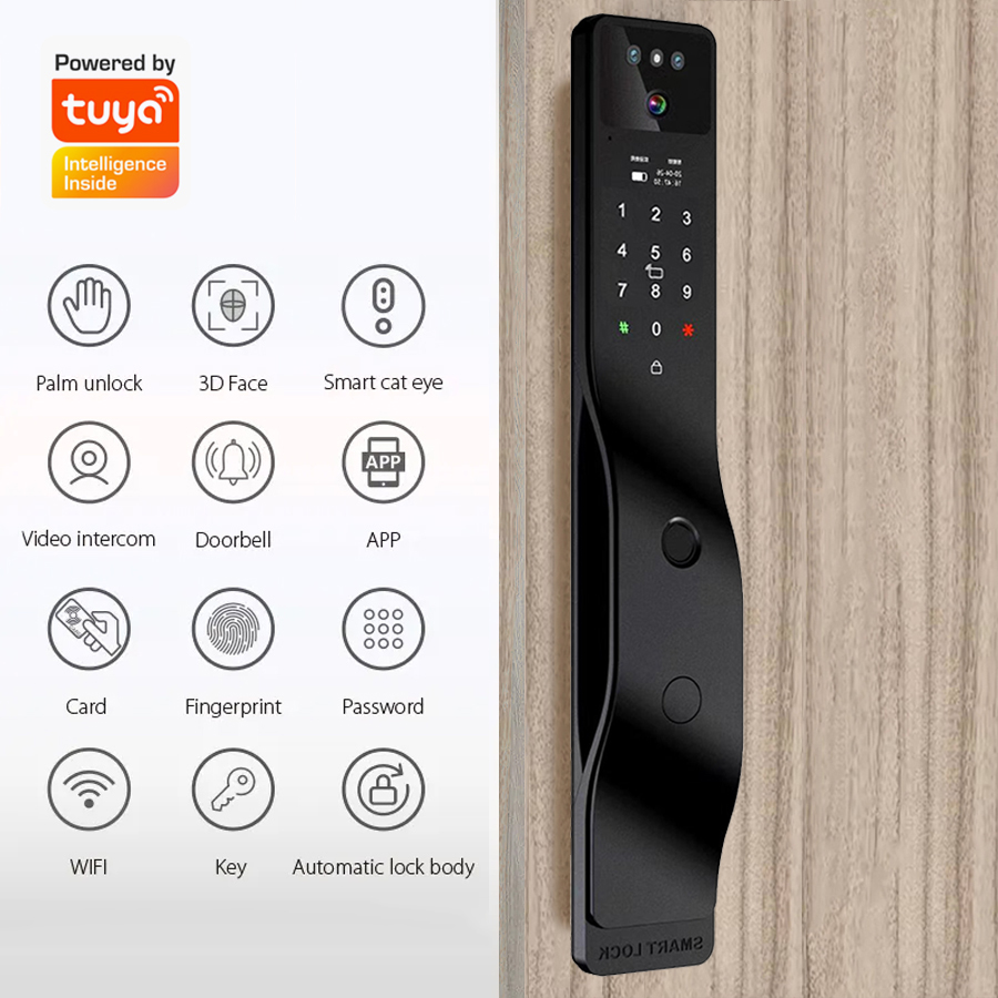 Serratura Elettronica con Tast - Smart Door Lock With Camera Intercom recensione e prezzo