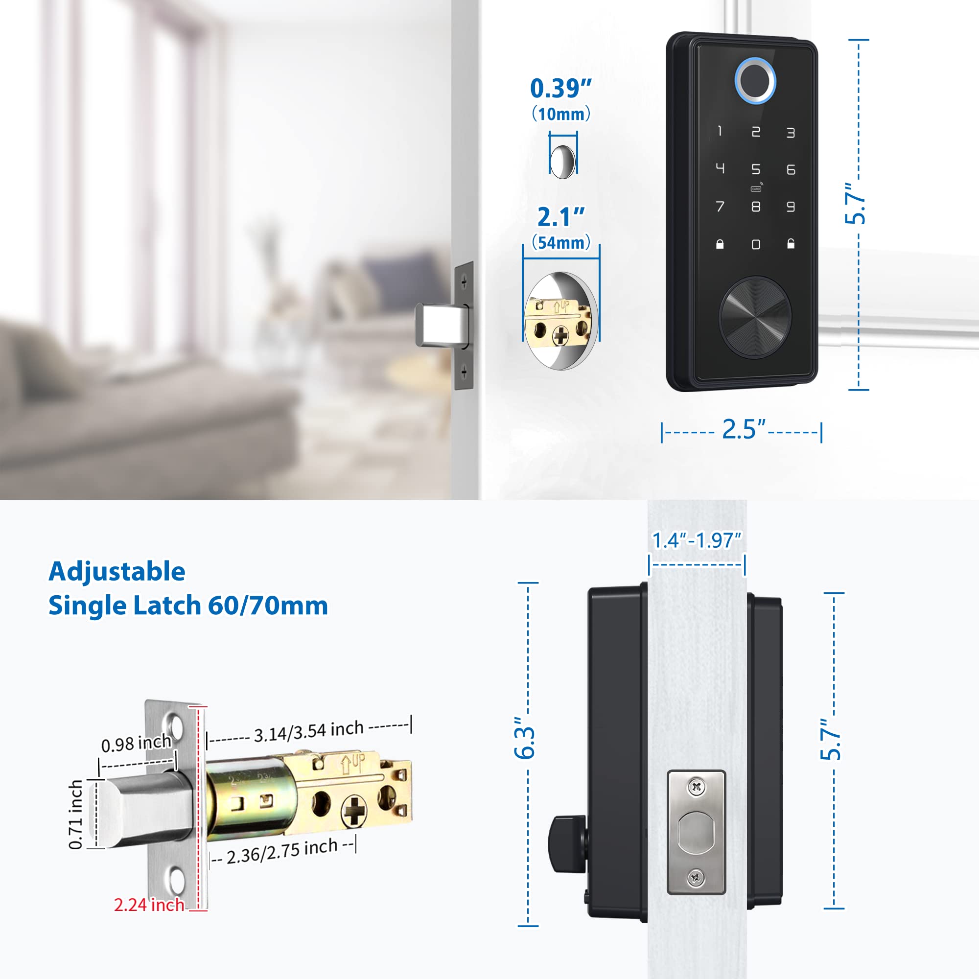 Serrature intelligenti con cat - Smart Lock Deadbolt Keypad Bluetooth recensione e prezzo