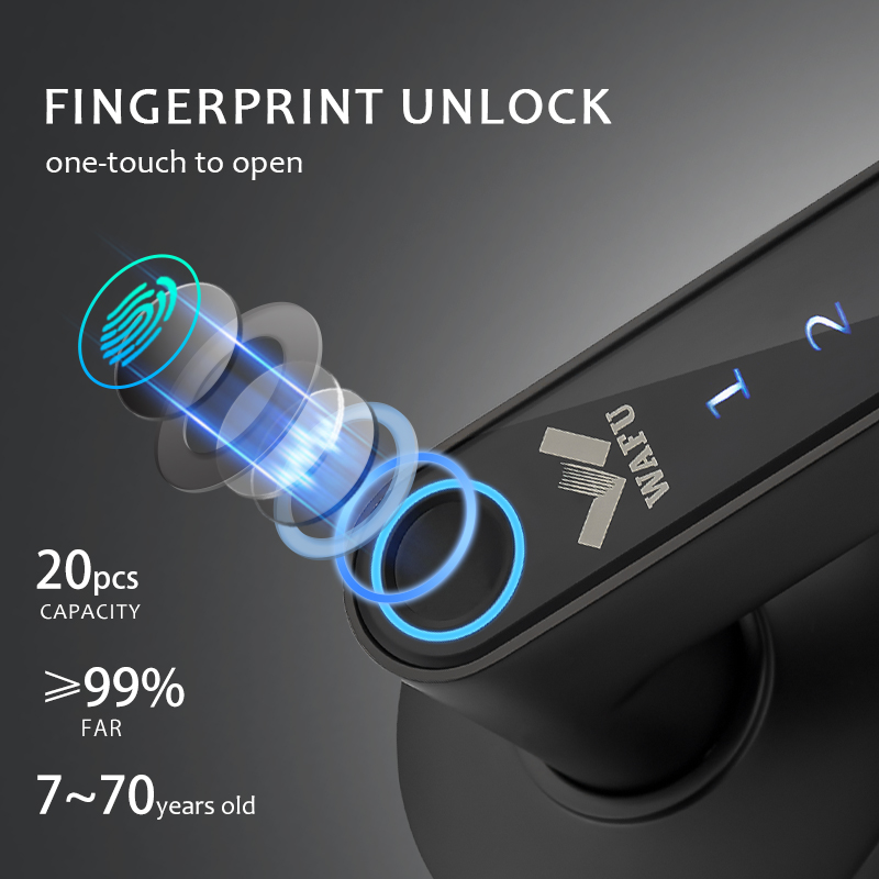 WAFU 016 serratura per porta c - Smart Lock Deadbolt Keypad Bluetooth recensione e prezzo