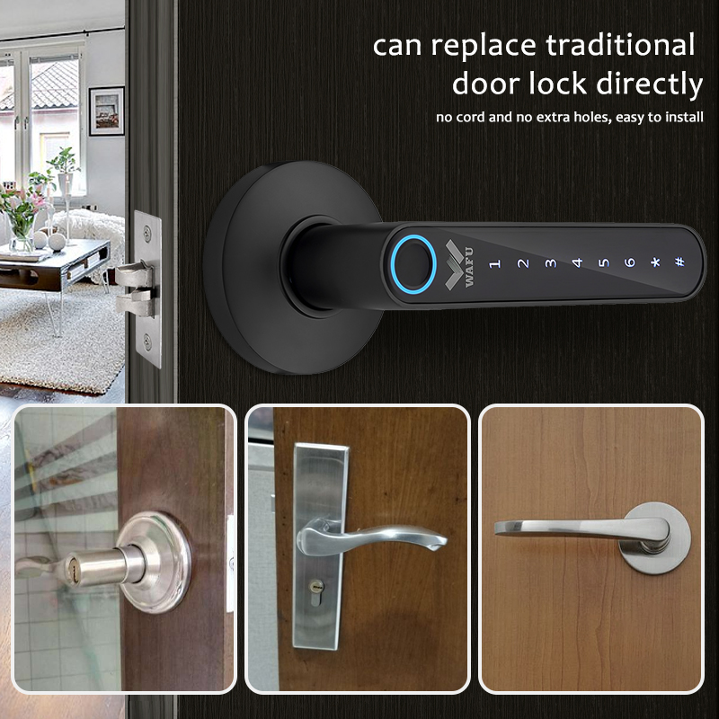 WAFU 016 serratura per porta c - Smart Lock Deadbolt Keypad Bluetooth recensione e prezzo