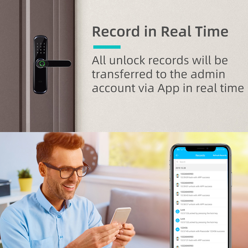 Maniglia per porta digitale bi - Digital Door Lock Fingerprint Handle recensione e prezzo