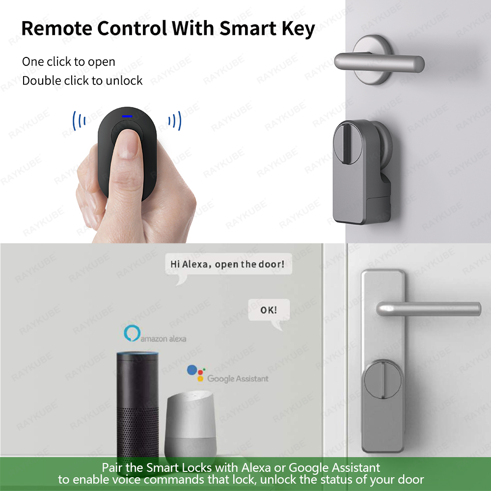 RAYKUBE A1 Pro Tuya BEL Set se - Smart Door Lock Tuya App recensione e prezzo