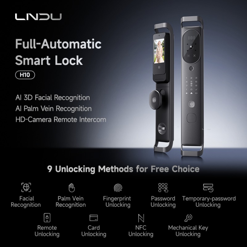 【2026】LNDU H10 Serratura Intel - Smart Door Lock With Camera Intercom recensione e prezzo
