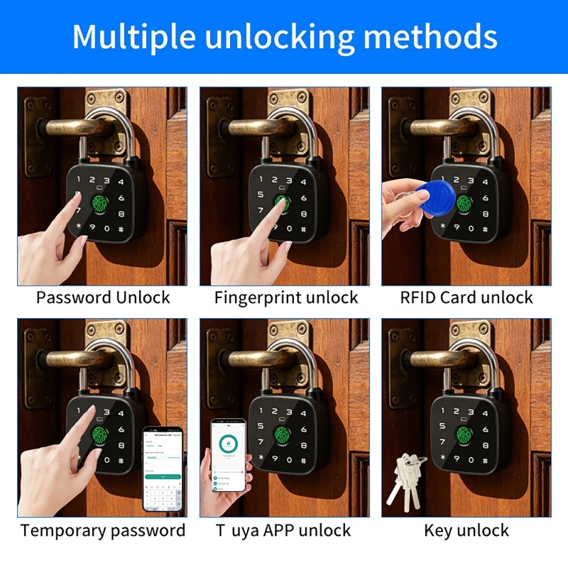 Lucchetto intelligente Tuya co - Fingerprint Padlock Weatherproof recensione e prezzo
