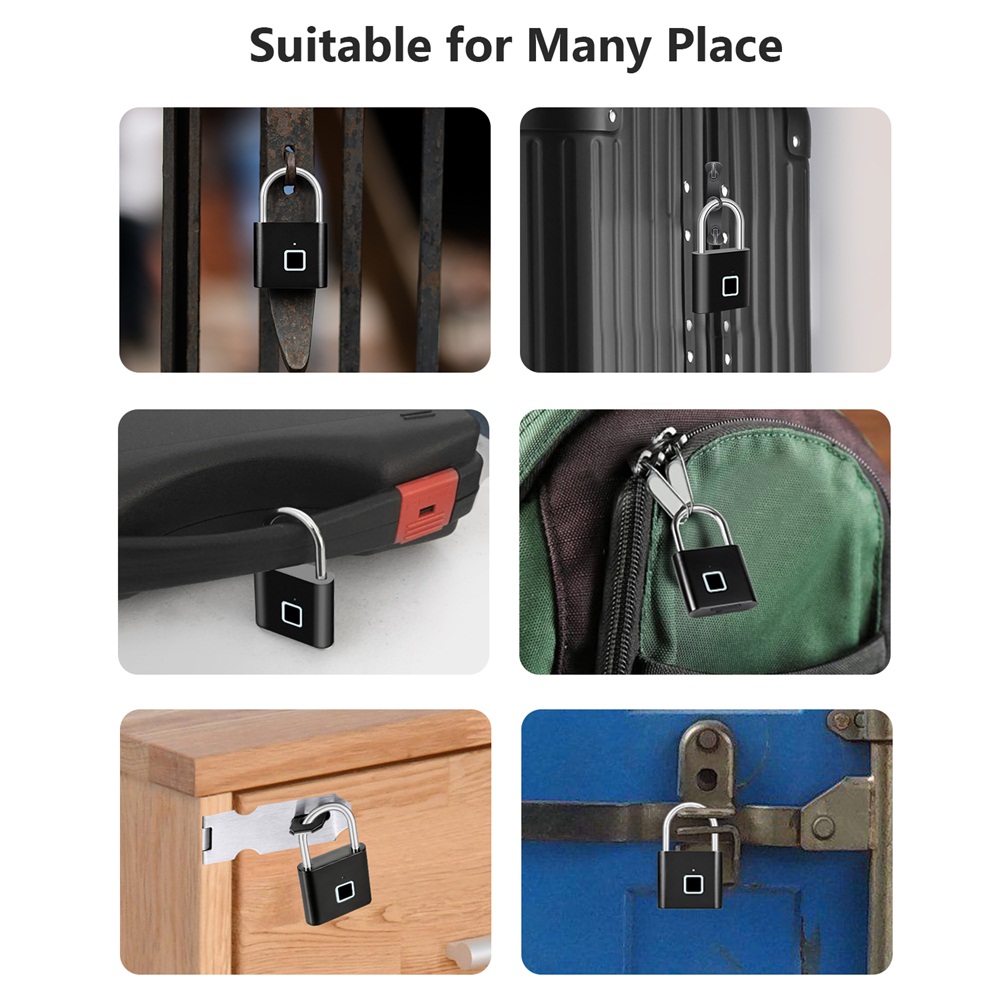 Serratura Intelligente Seeings - Fingerprint Padlock Weatherproof recensione e prezzo