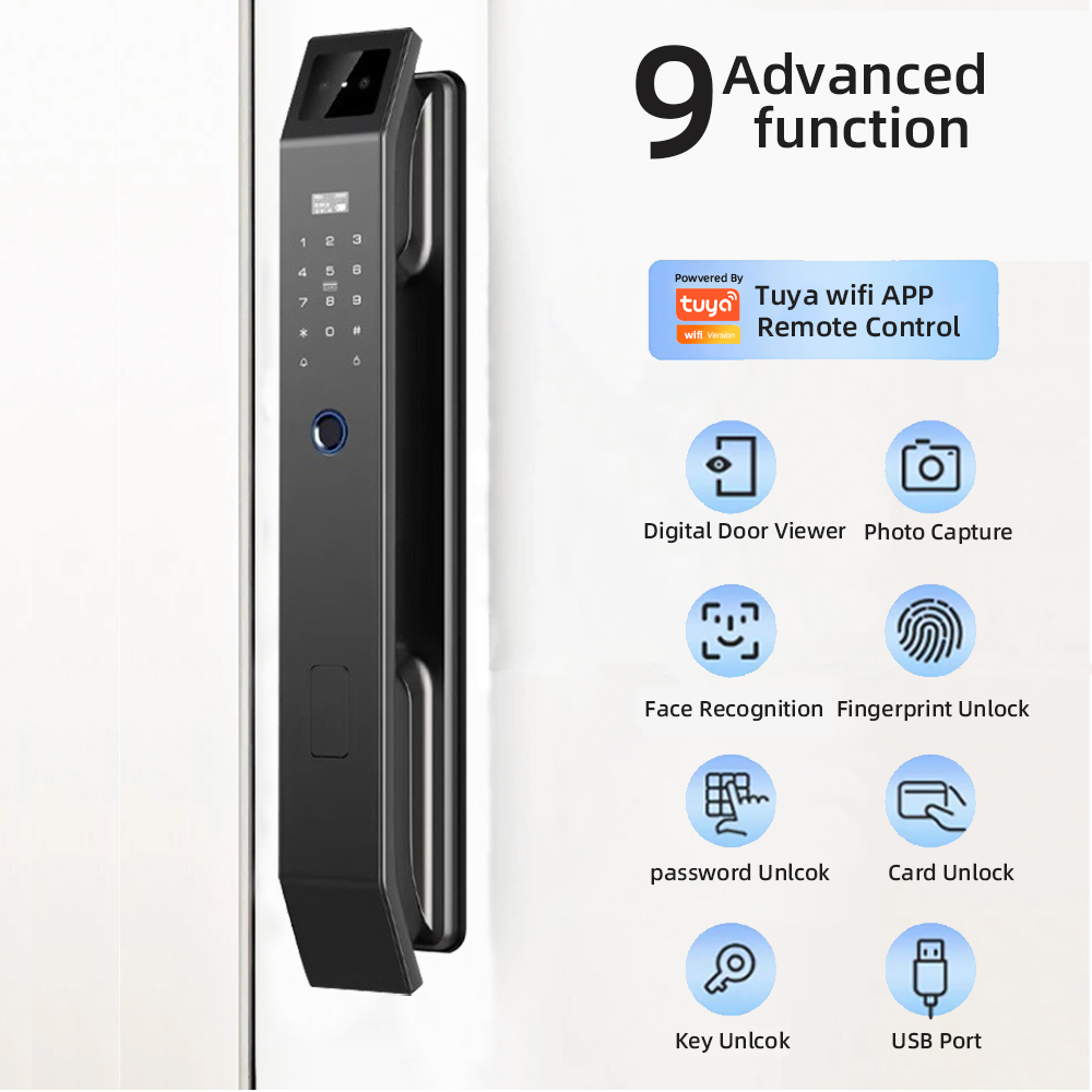 RAYKUBE DF14 Tuya WiFi 3D Rico - Video Door Lock With Camera Peephole recensione e prezzo