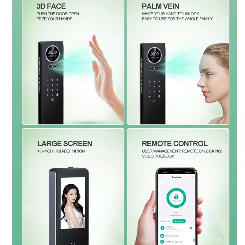 Serratura Intelligente Biometr - Smart Door Lock With Camera Intercom recensione e prezzo