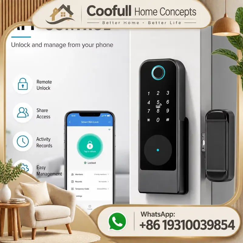 Serratura Intelligente Senza C - Smart Rim Lock Wifi Fingerprint recensione e prezzo