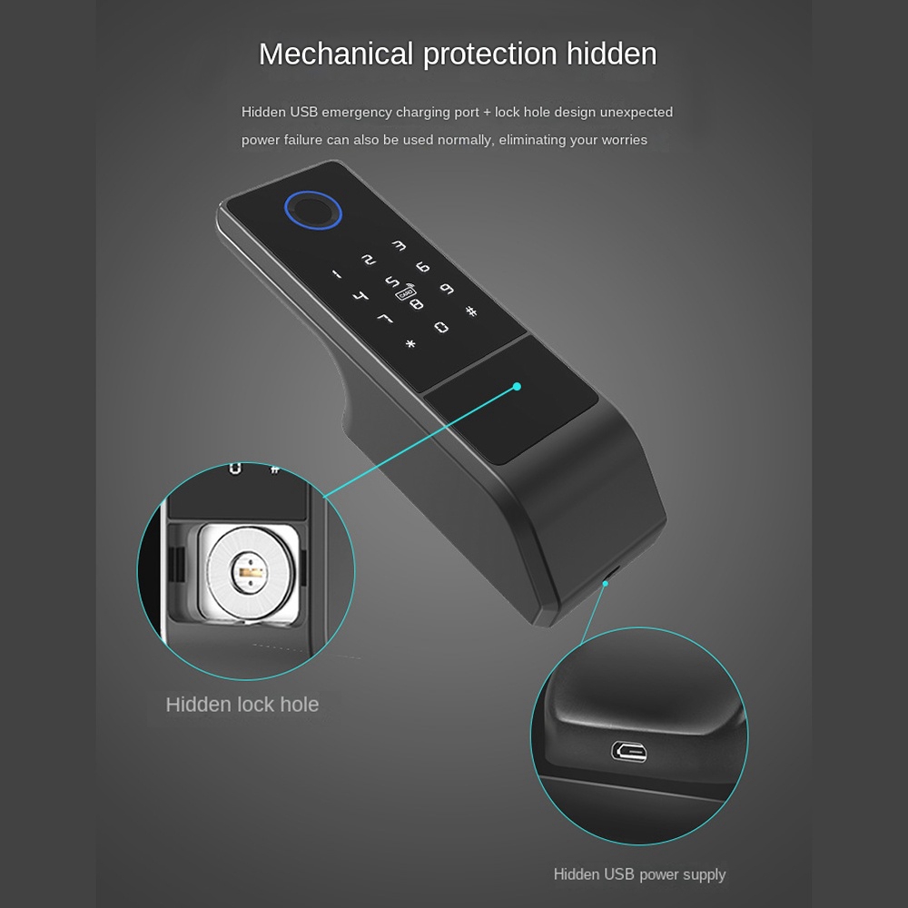 Impermeabile Tuya Wifi Smart D - Smart Rim Lock Wifi Fingerprint recensione e prezzo