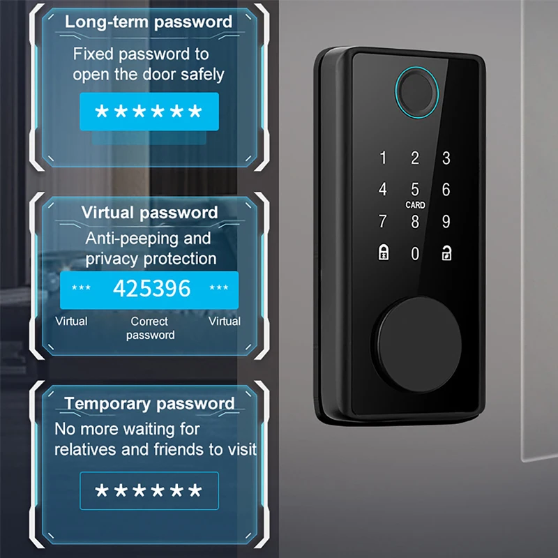 Serratura a catenaccio intelli - Smart Door Lock Tuya App recensione e prezzo