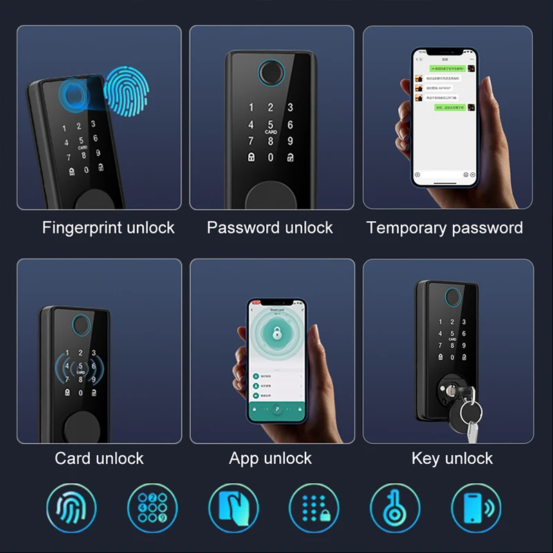 Serratura a catenaccio intelli - Smart Door Lock Tuya App recensione e prezzo