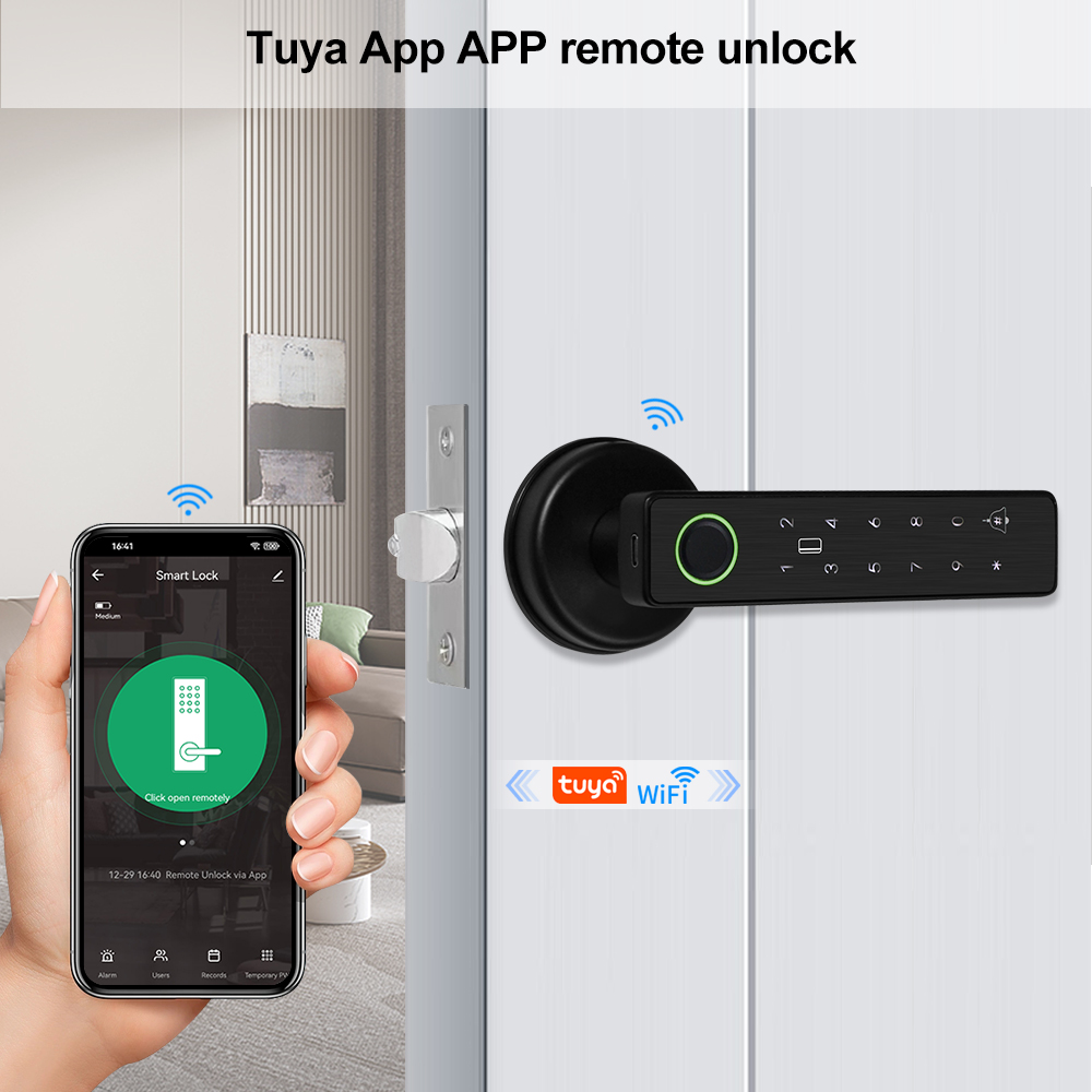 WiFi Tuya APP Biometric Finger - Fingerprint Padlock Weatherproof recensione e prezzo