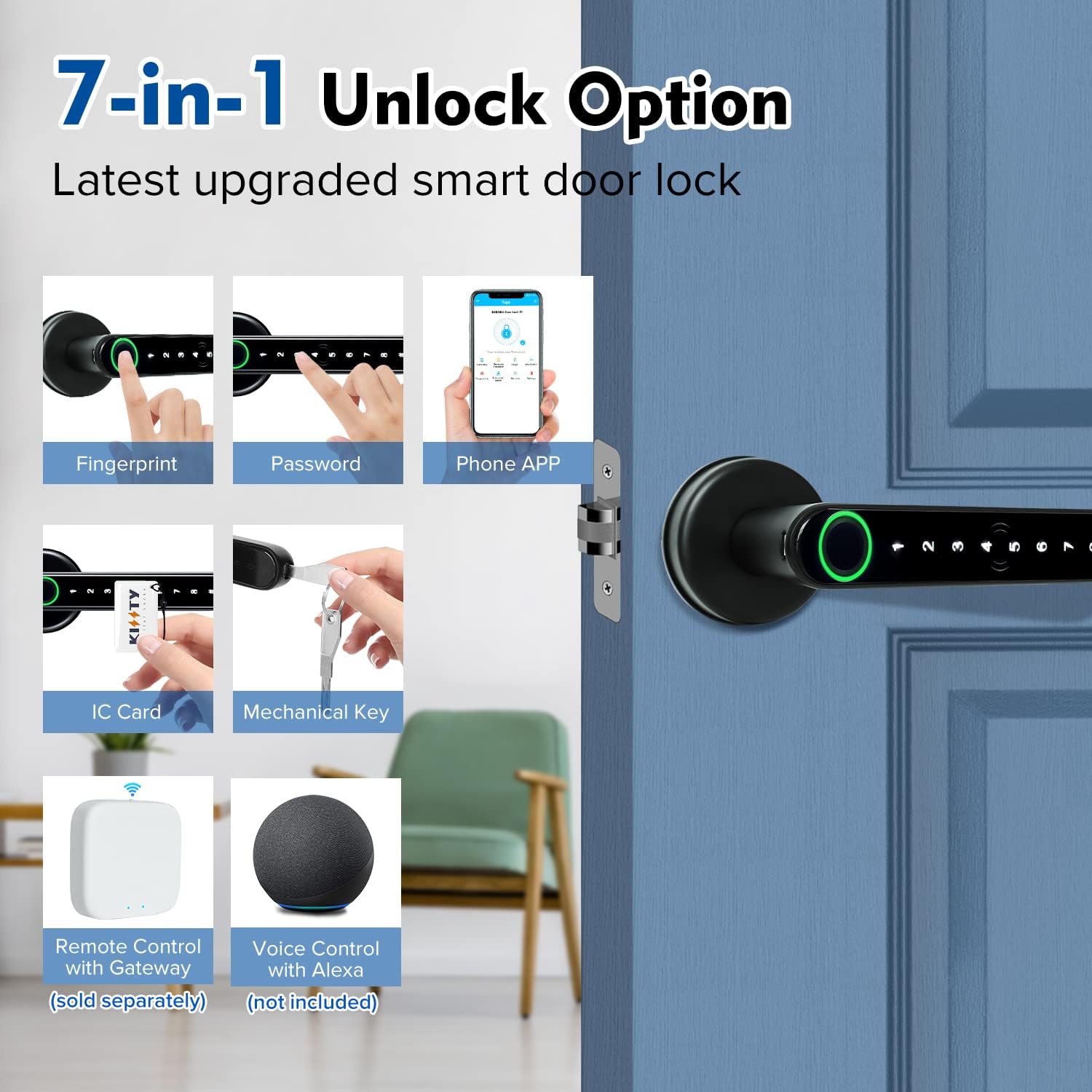 Maniglia della serratura della - Digital Door Lock Fingerprint Handle recensione e prezzo